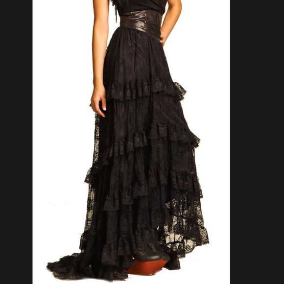 • MOVING LAST CHANCE 7/31/2024 • Lip Service Winchester Emporium Skirt XS - Picture 2 of 8